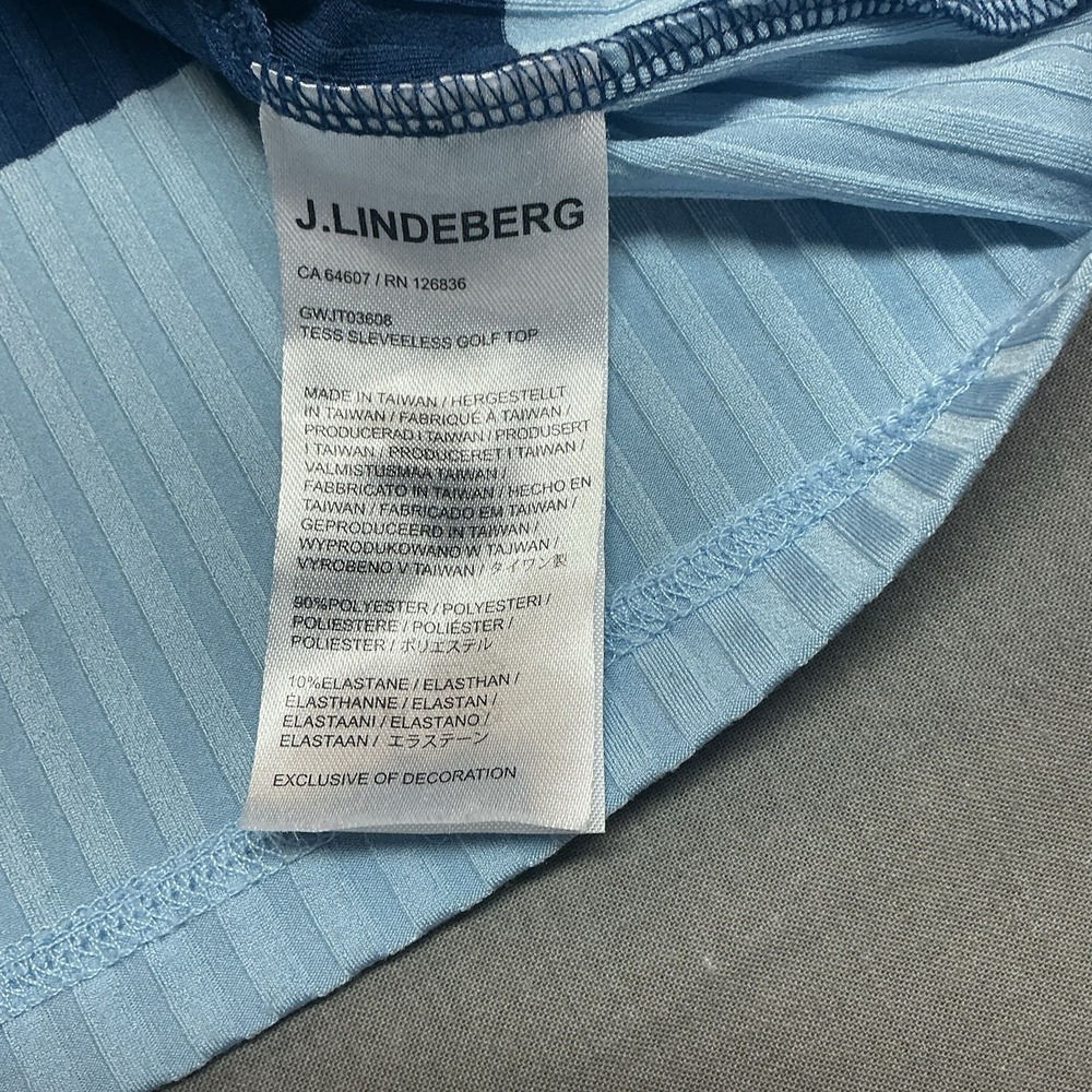 J.Lindeberg Tess Sleeveless Midnight Blue Sz XS Polo Shirt - Picture 6 of 6